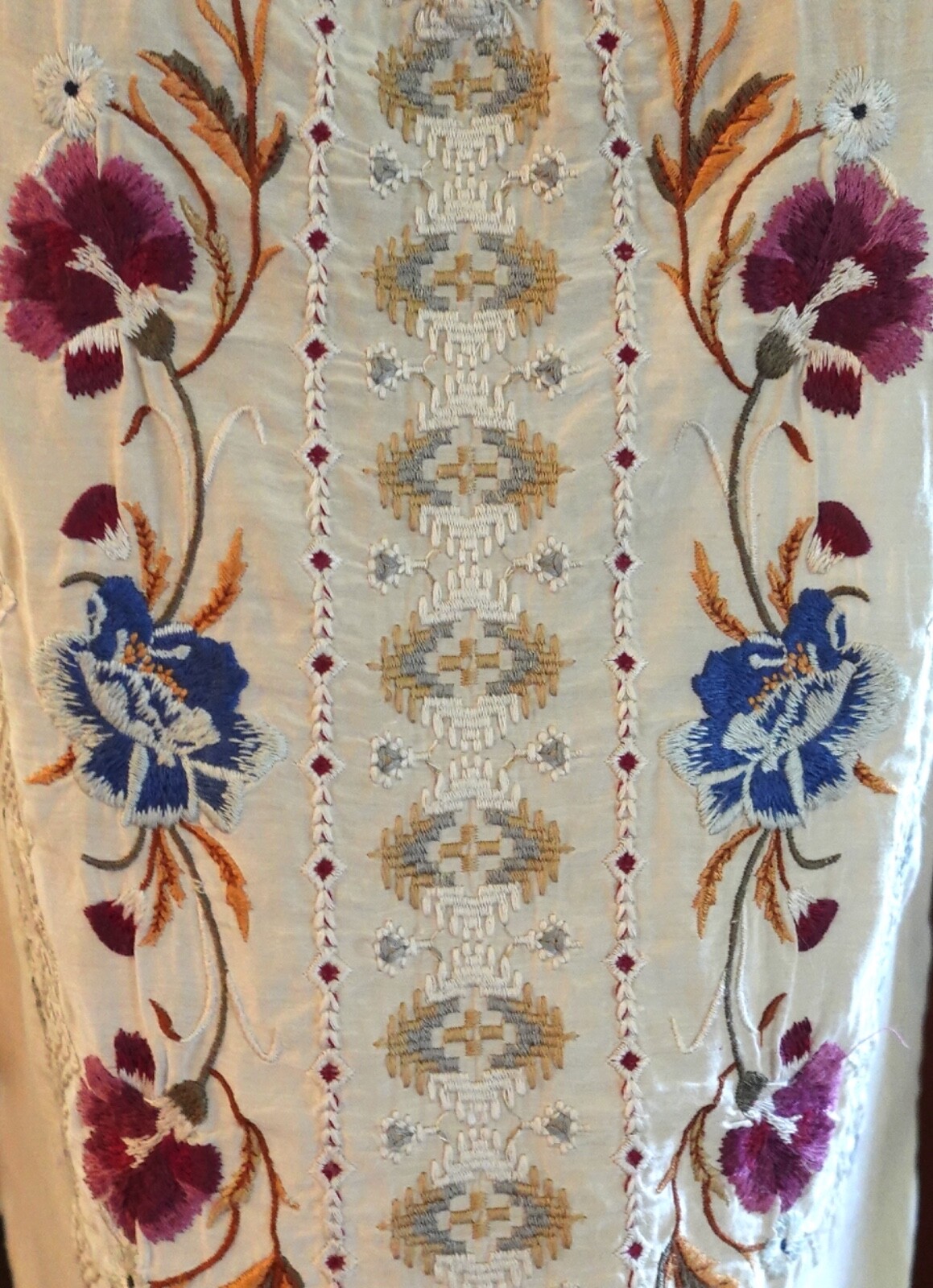 Johnny Was Workshop Cotton & Silk Small Peasant E… - image 6