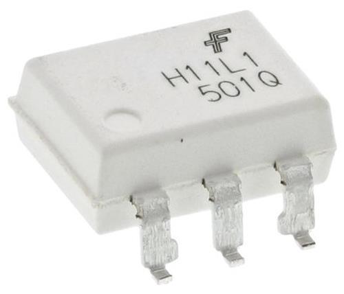 2 x Fairchild H11L1SM DC Input Logic Gate Output Optocoupler