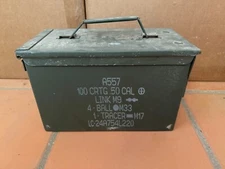 M2A2 M2A1 50 Cal 5.56mm Ammo Can Military Surplus USA
