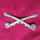 CIVIL WAR CSA CONFEDERATE US UNION KEPI CAP BADGE- CAVALRY.      3M