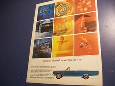 1965 AMC Rambler Ambassador 990 convertible large-size mag car ad