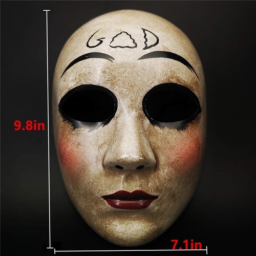 Scary Purge Maske Halloween Realistische Vollgesicht Killer Cosplay - Bild 4 von 6