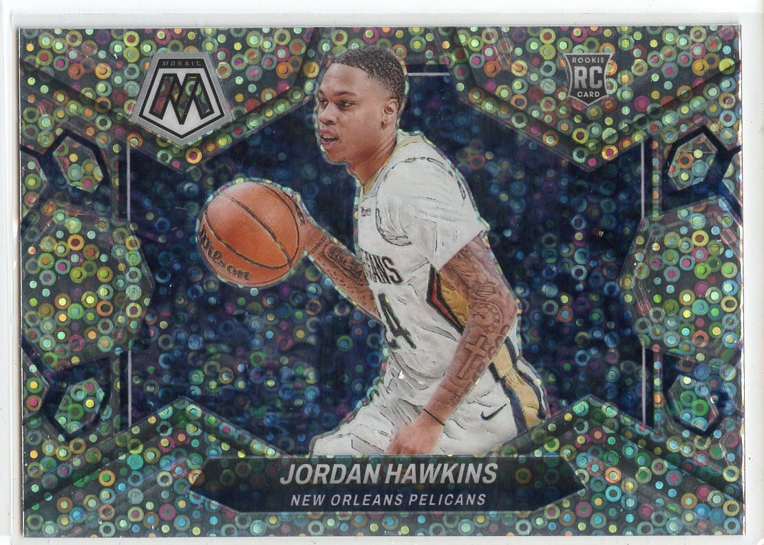 2023-24 Jordan Hawkins Panini Mosaic Fast Break Parallel Variation Pelicans #243