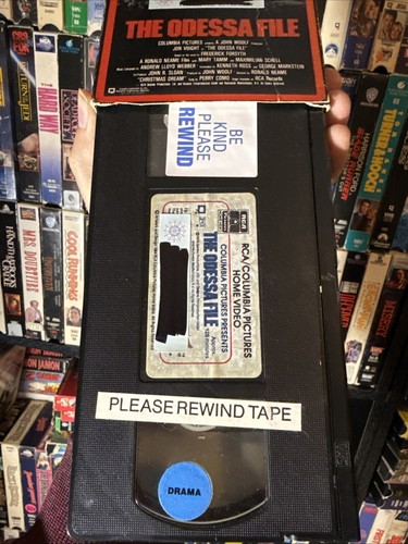 The Odessa File 1974 VHS Rare Hard To Find Original Release - Picture 3 of 4