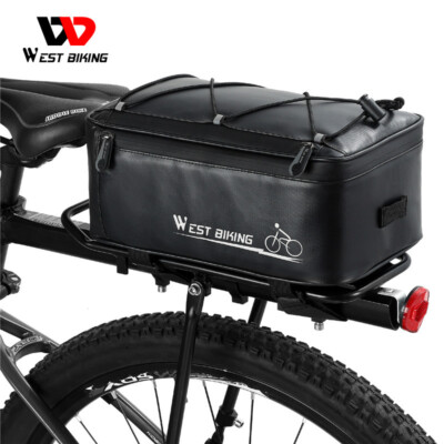 WEST BIKING wasserdichte Fahrradtasche Trunk Bag Fahrrad hintere Rack Pack Tasch