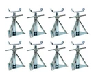 Static Caravan Very Small Axle Stands X8 Mobile Home Siting Chassis 7.5" - 10.5"