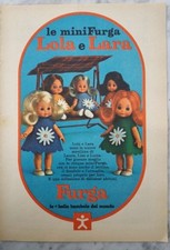FURGA MiniFurga bambole Lola e Lara pubblicità 1969 