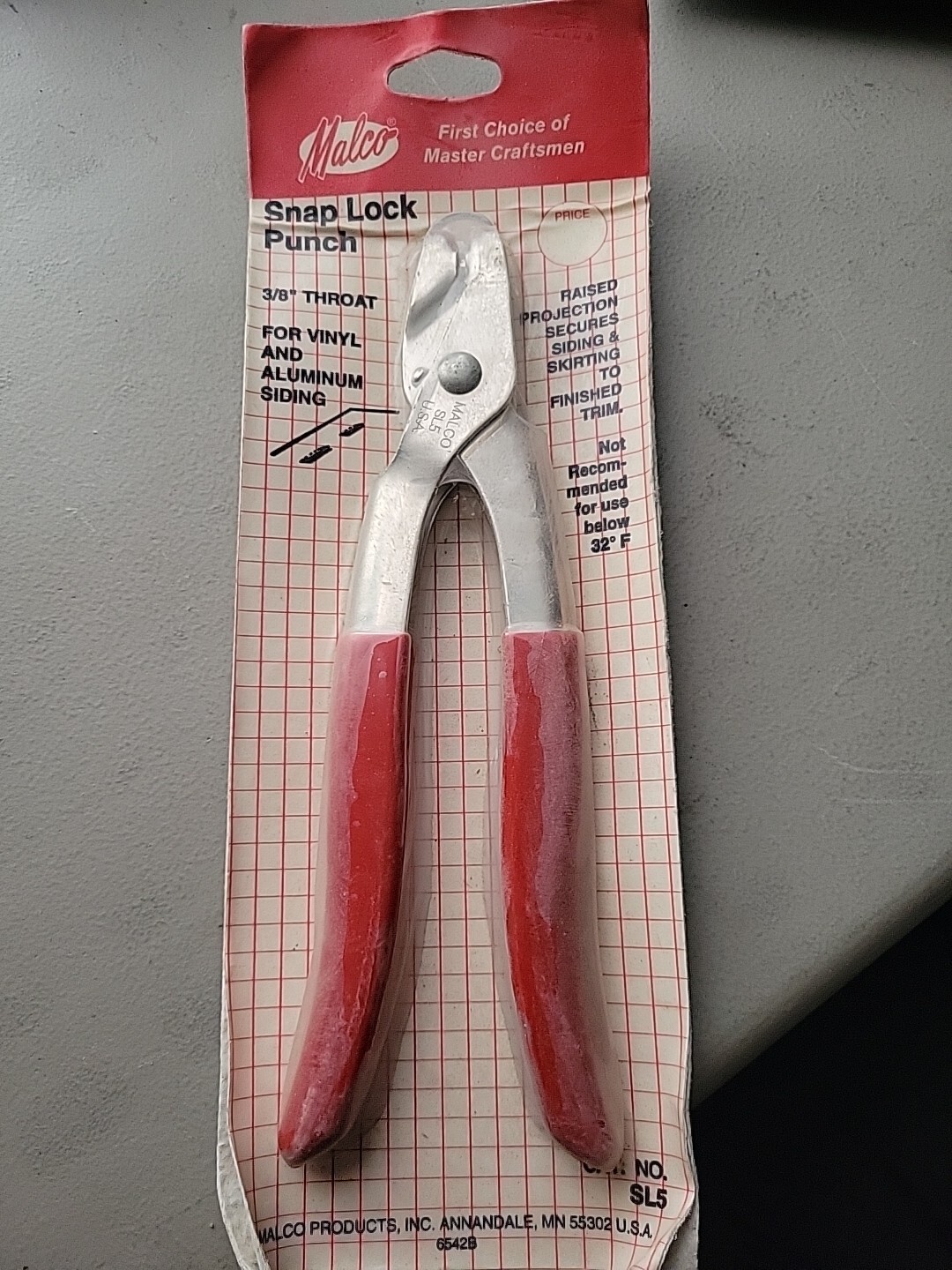 Malco SL5 Snap Lock Vinyl Aluminum Siding Punch USA eBay