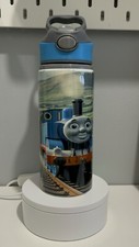 Thomas The Tank Engine Water Bottle | Personalised | Flip lid Integrated Straw