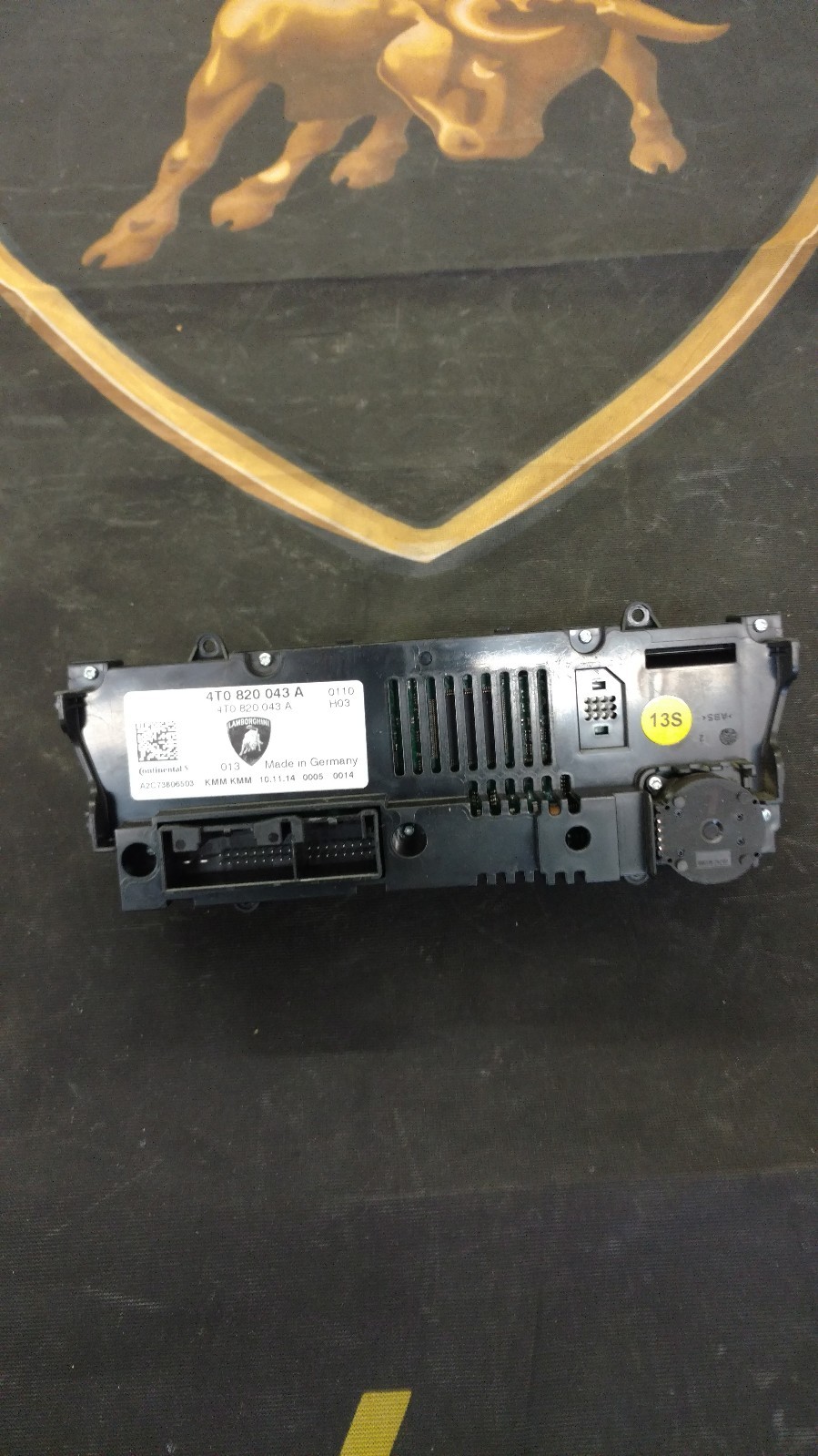 LAMBORGHINI HURACAN LP610 CENTER CONSOLE A/C CONTROL SWITCH OEM 4T0820043A