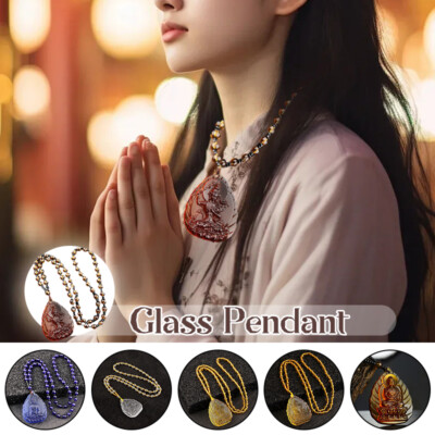 Tibetan Buddhist Necklace Charm Feng Shui New Buddha Statue Pendant Gift NEW