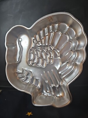 Wilton Party Cake Pan Thanksgiving Holiday Turkey 1979 Vintage