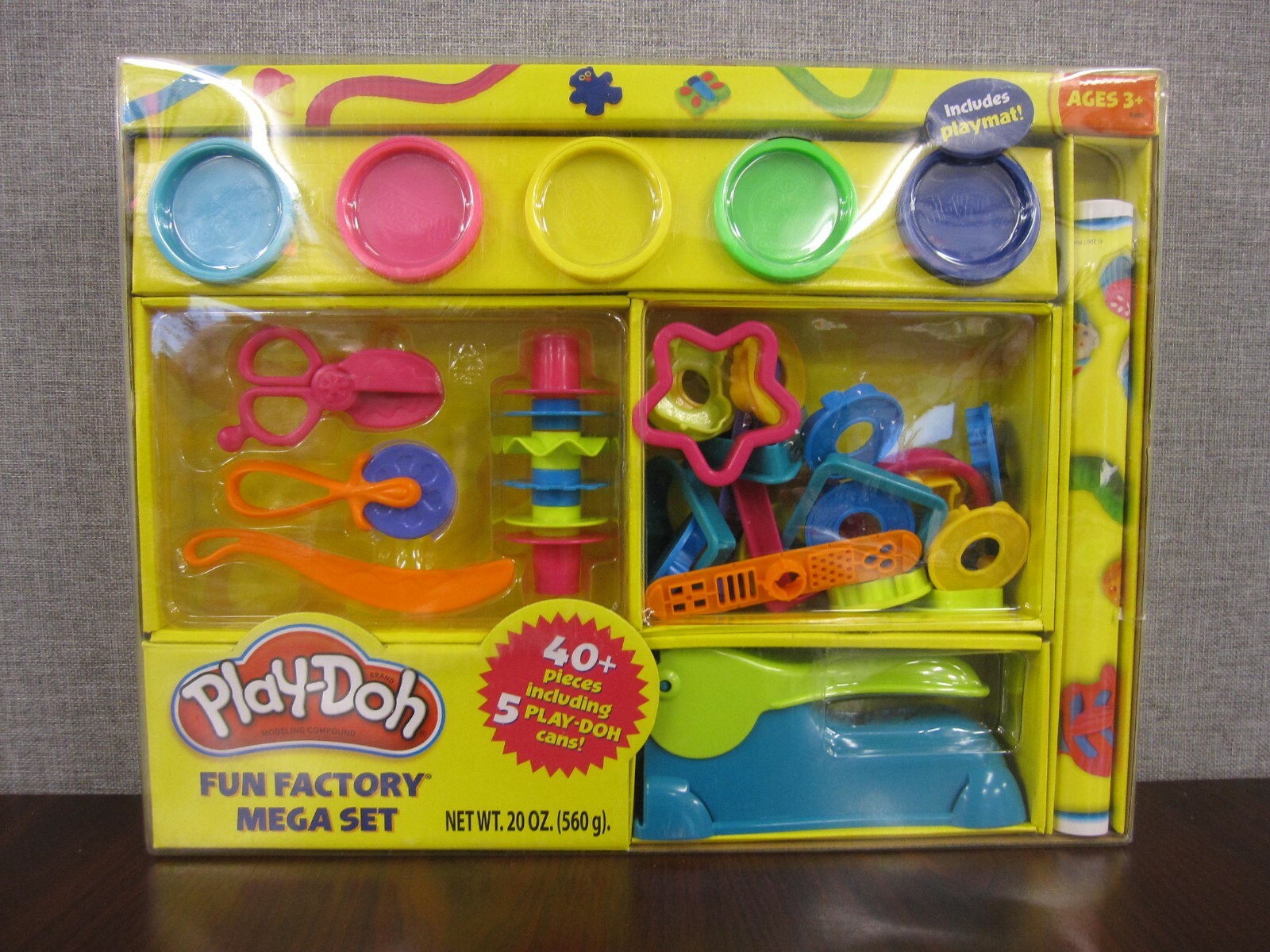 play doh fun factory mega set