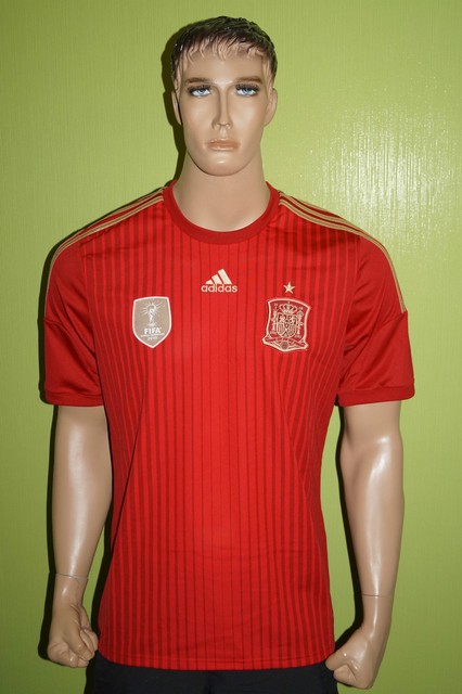 Maglia adidas Nazionale spagnola 2014 Rossa M | Acquisti Online su eBay