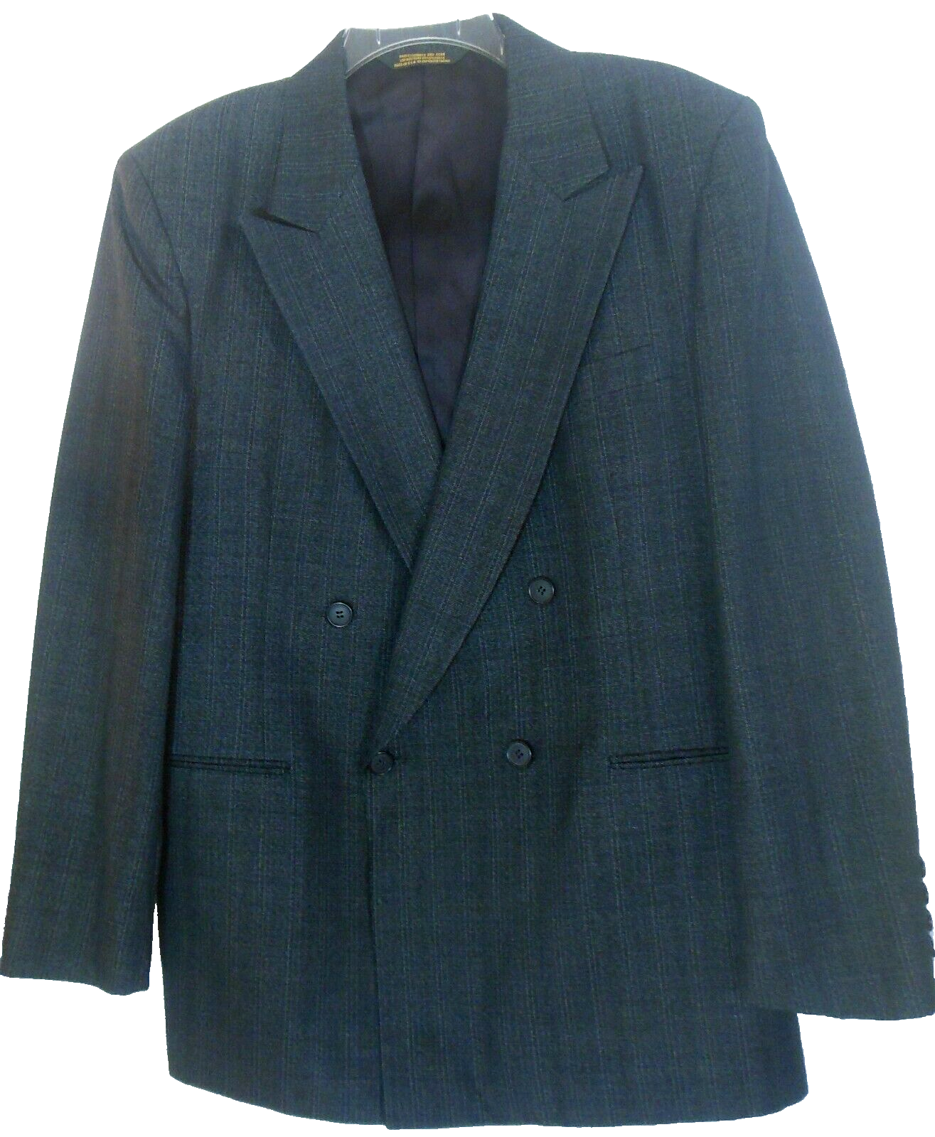 Giacca tuta Adams Fila blazer 42R antracite doppiopetto foderato uomo usata in ottime condizioni