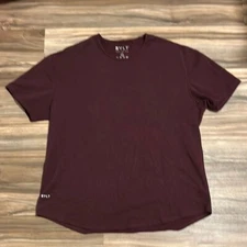 BYLT  Lux Drop Cut Shirt  Men's Size 2XL Maroon Red