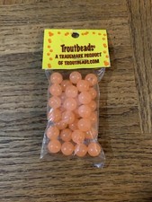 Trout Beads 10mm Peach Roe-BRAND NEW-SHIP SAME BUSINESS DAY