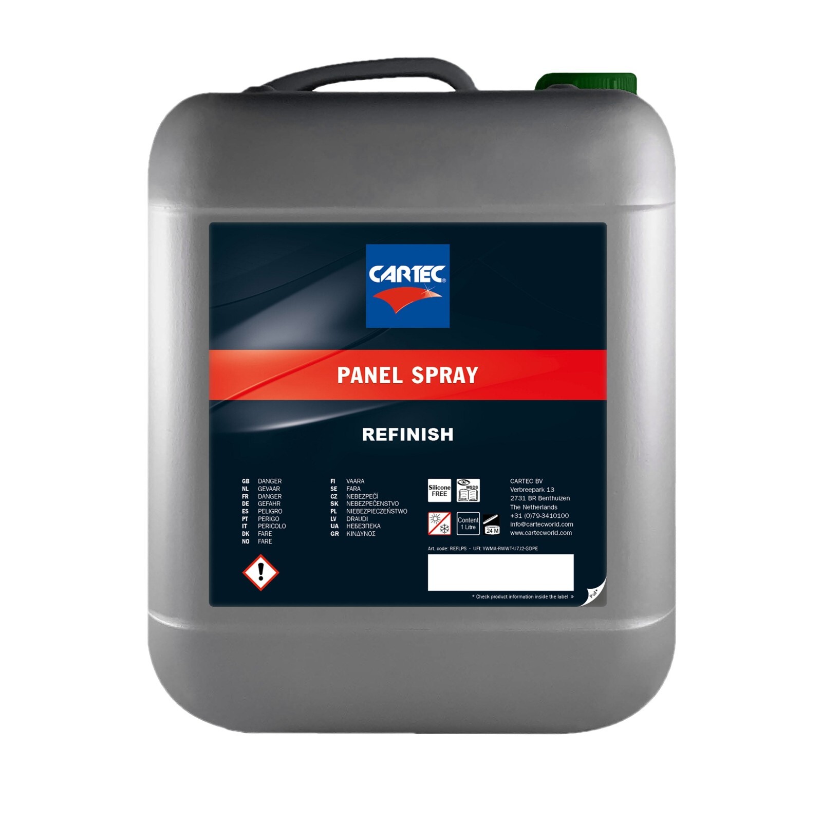 CARTEC Panel Spray 10L IPA - Detergente Ispezione Vernice Pre-Coating