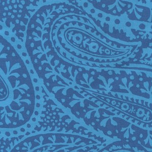 Download Dear Stella Paisley Style Blues Cotton Fabric Bty By The Yard 201 325 Ebay