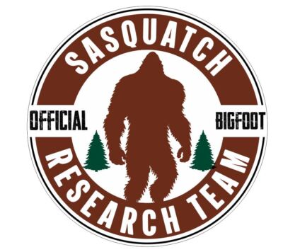 Bigfoot In Area Sticker M159 8" Vinyl Decal Sasquatch Squatch Big Foot
