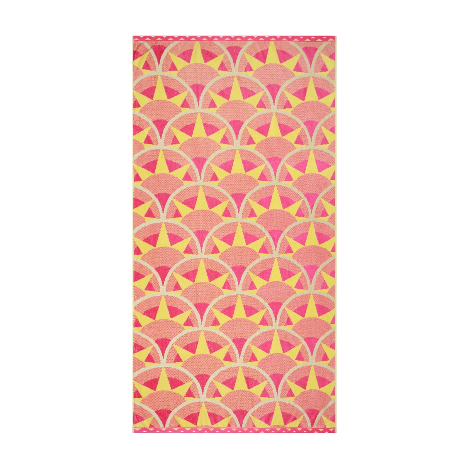 Mainstays Aztec Sun Large Beach Towel 72x36 Inches Colorful Design