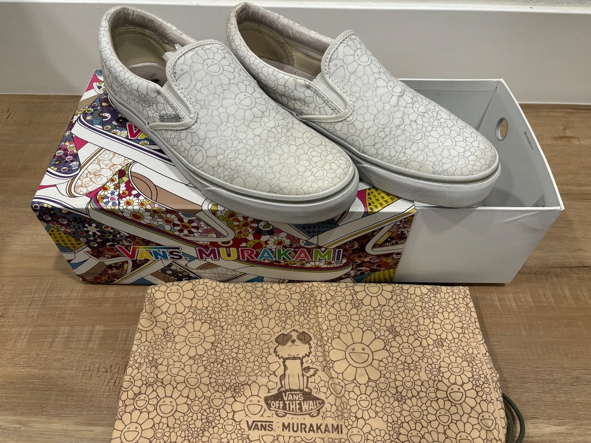 Takashi Murakami x Vans Classic Slip-On LX Flower Sliver Line Size