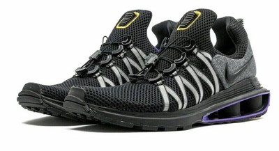 nike shox gravity men's black