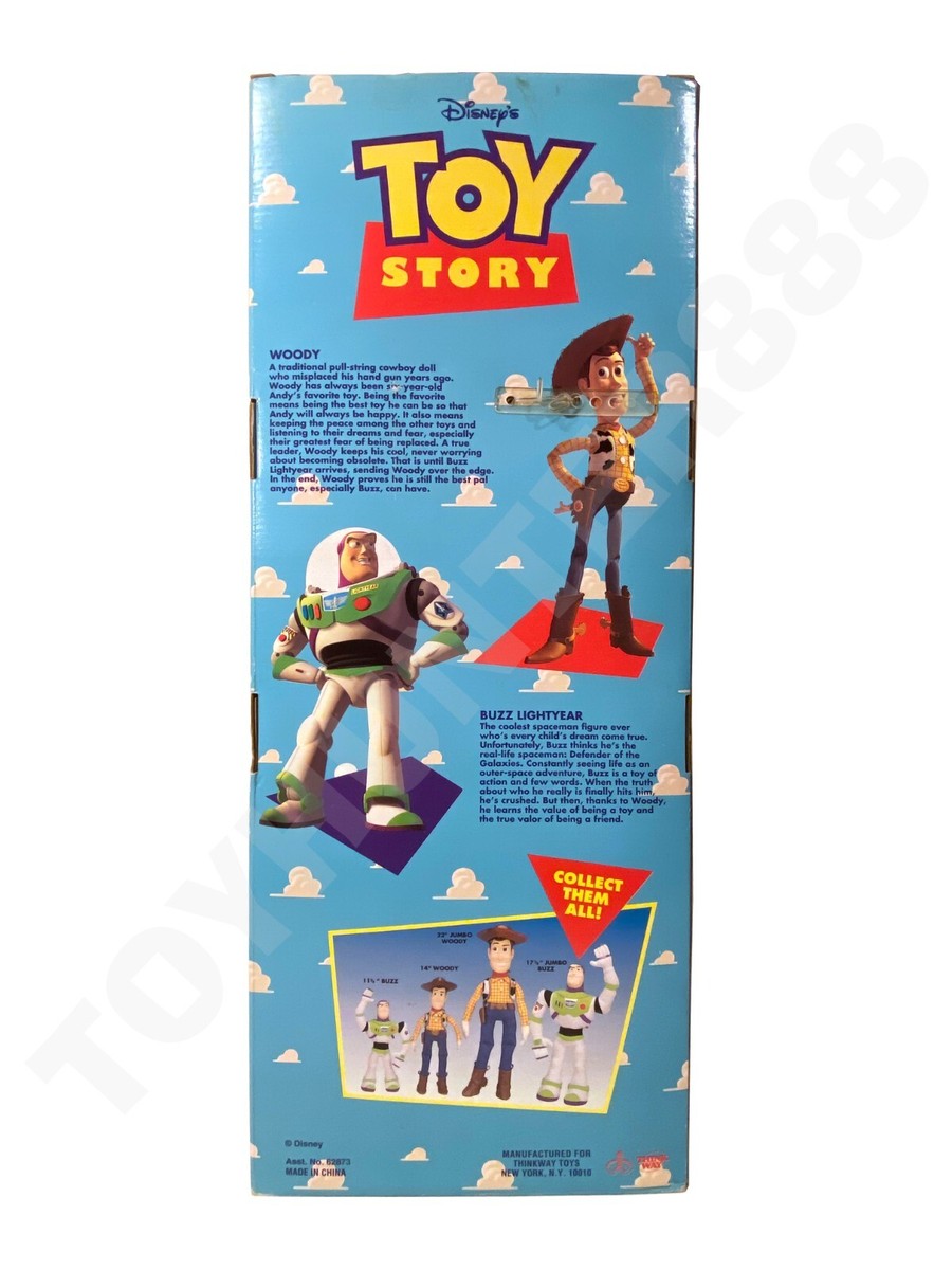 PIXARトイストーリー ウッディ フィギュア 1995年製 think way PIXARトイストーリー ウッディ フィギュア 1995年製 think way