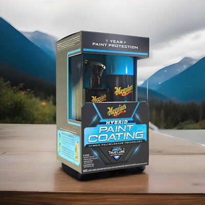 New Authentic Meguiar's Hybrid Paint Coating Kit Car Vehicle 1 Year Protection