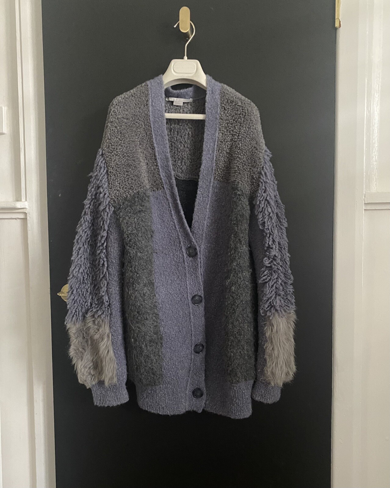 Stella McCartney fur Free Patchwork Cardigan RRP … - image 7