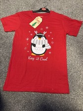 Image of Christmas T Shirt Keep It Cool 9/10 Yrs