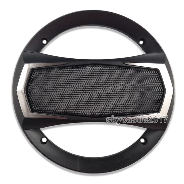 4/5/6//6x9 inch Speaker Cover Grill Car Audio Decorative Circle Metal