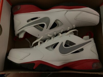 NIKE Lunar Edge 14 Neu Gr:44,5 US:10,5 jordan Kobe Schuhe weiß-rot 526536-101