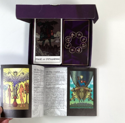 Vintage 1995 Mage The Ascension Tarot 78 Cards & Instruction Book