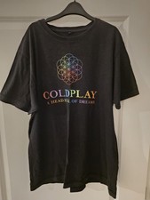 Coldplay A Head Full Of Dreams Tour Tshirt Size LARGE 2016