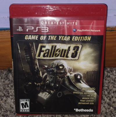 Fallout 3 -- Game of the Year Edition (Sony PlayStation 3, 2009)