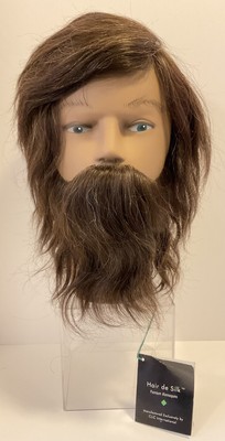 CLIC INTERNATIONAL KYLE MANNEQUIN HEAD HUMAN HAIR COSMETOLOGY AFRICAN AMERICAN