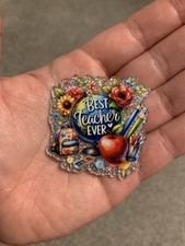 Best Teacher Ever Nice Fridge Board Magnet Grateful Gift