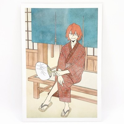 My Hero Academia Eijiro Kirishima Ukiyoe Postkarte Animate Fair limitiert Ani...