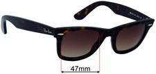SFx Replacement Sunglass Lenses fits Ray-Ban RB2140 Wayfarer - 47mm Wide