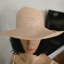 Doeskin Vintage Felted Wool Hat Women's Wide Brim