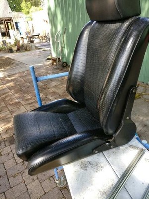 Original Porsche Recaro Sport Seat Unrestored with Tilting Bracket