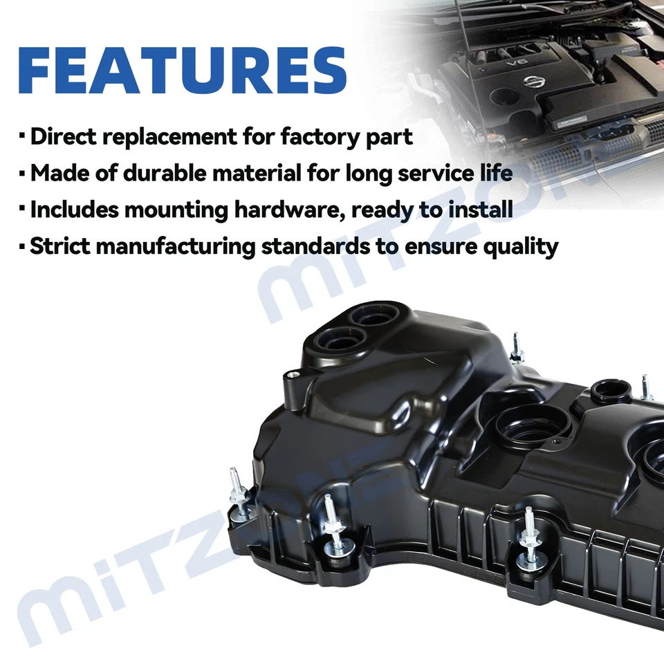 Cubierta de válvula de aluminio Mitzone para FORD 11-19 EXPLORER 15-17 F-150 11-18 EDGE 3,5 L Foto 3 de 4