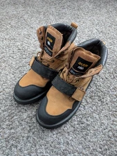 Cougar Paws Peak Performer Roofing Boots Men’s Size 11 HSF-3035 Tan Nubuck