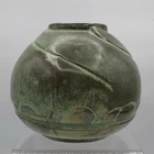 Frankoma Pottery #70 Praire Green Cloud Jar  B/b