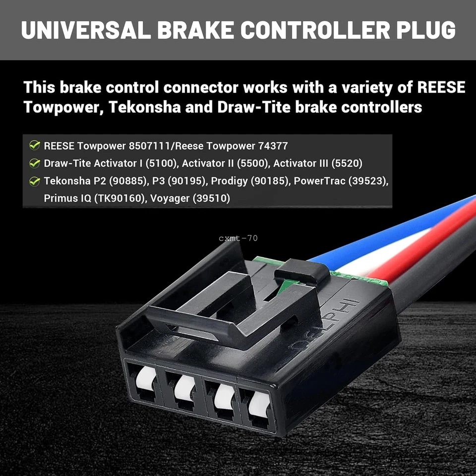 3035-P Brake Controller Wiring Adapter for Lincoln 1998-2012 Mercury 2002-2010 Foto 2 de 4