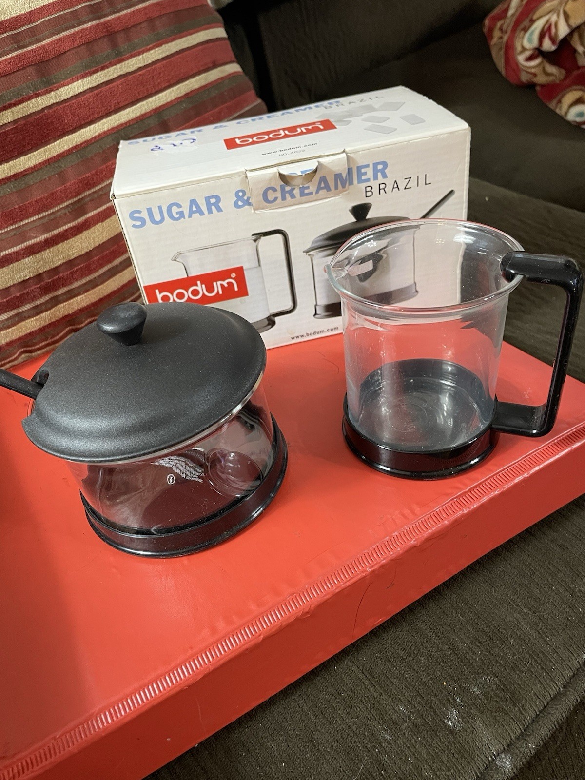 Bodum Sugar Creamer Set Brazil New