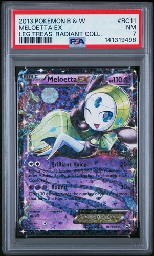 Meloetta EX RC11/RC25 Legendary Treasures: Radiant Collection Holo