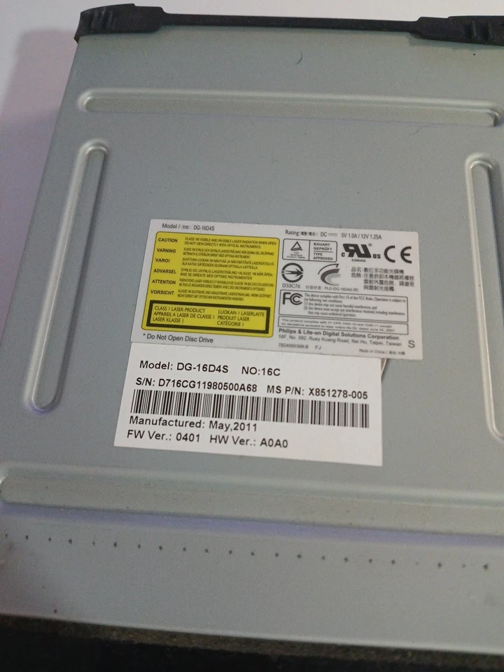 OEM Microsoft Xbox 360S Slim Philips DG-16D4S Optical Drive DVD ROM  - Image 2 of 4