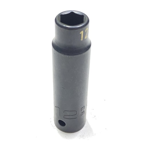 Matco 1/2" Drive 12mm Metric 6 Point Deep Impact Socket - CDP12M6A - Picture 3 of 4